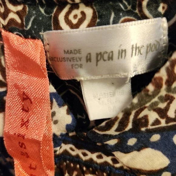 Eight Sixty For a Pea in the Pod Sleeveless Blue Maternity Maxi Dress Medium - Picture 4 of 8